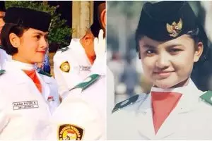 Potret lawas 7 seleb cantik saat jadi Paskibra, Vicky Shu jadi sorotan