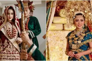 Pesona 9 seleb di Malam Bainai, Lesty Kejora menawan maksimal