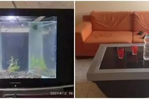 11 Ide kreatif bikin sesuatu pakai TV tabung ini uniknya bikin melongo