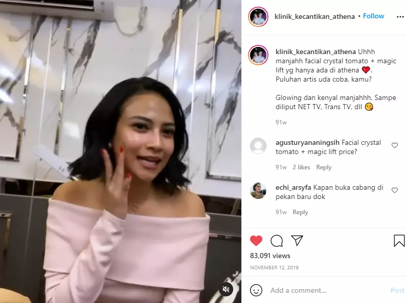 artis pelanggan klinik dokter Richard Lee © 2021 Instagram artis pelanggan klinik dokter Richard Lee © 2021 Instagram