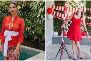 Cara 11 seleb rayakan HUT RI ke-76 di rumah, Ashanty pakai seragam SD