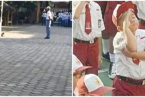 11 Momen lucu saat upacara, bikin kangen masa sekolah