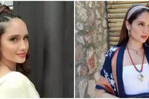 Masker Cinta Laura saat rayakan HUT RI curi perhatian, ini maknanya