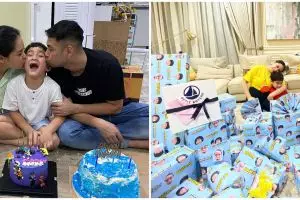 7 Potret 1.000 bingkisan ultah Rafathar ke-6, isinya ada gadget