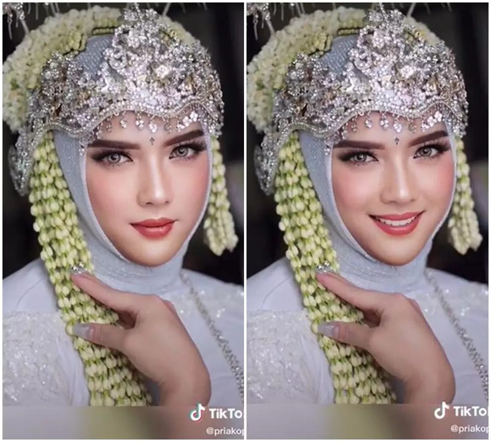 pria jadi pengantin wanita © 2021 TikTok