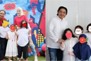 9 Momen ulang tahun Shaka anak Pasha Ungu, bertema Spiderman