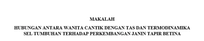 Judul Skripsi Berbagai sumber 