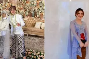 11 Foto penampilan Ayu Ting Ting di pernikahan Lesty & Billar, anggun