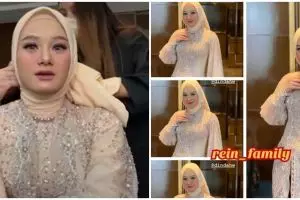 5 Gaya Dinda Hauw datang ke pernikahan Lesty-Billar, curi perhatian