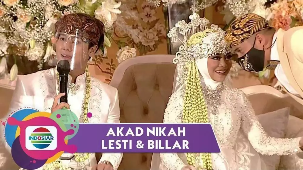 Detail baju akad nikah Rizky Billar Berbagai sumber 
