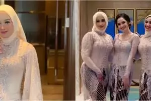 9 Gaya seleb jadi bridesmaid Lesty Kejora, cantiknya pol