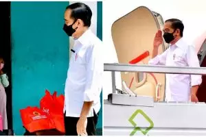 Perdana, Jokowi kunjungan kerja pakai pesawat kepresidenan merah putih