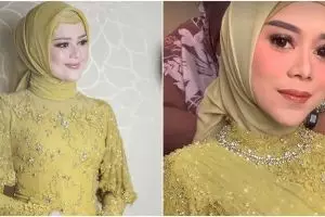 Berwarna mirip, ini 7 potret beda kebaya siraman Lesty & Cut Meyriska