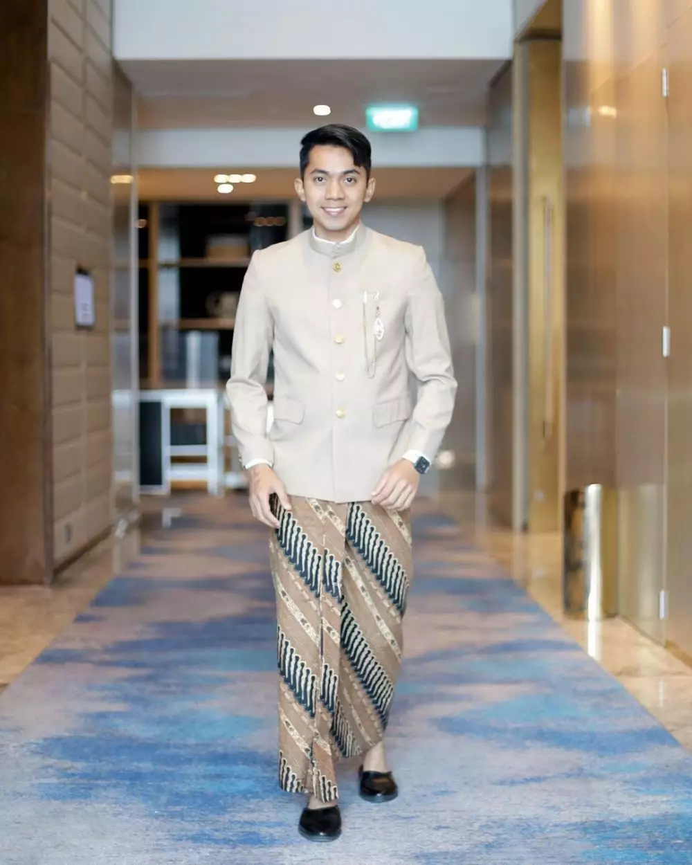 Potret groomsmen Rizky Billar © 2021 brilio.net