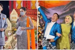 Gaya 7 seleb jadi host rangkaian acara pernikahan Lesty dan Billar