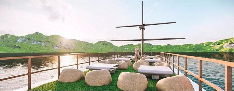 Penampakan kapal pinisi Awkarin © 2021 brilio.net