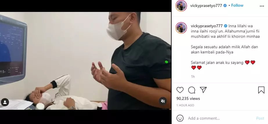 janin Kalina Ocktaranny meninggal di usia tiga bulan © berbagai sumber