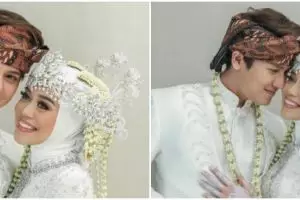 7 Potret detail cincin nikah Lesty & Rizky Billar, berhias berlian