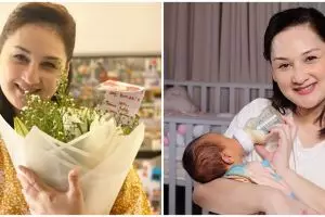 Menyusui dua anak sekaligus, aksi Mona Ratuliu ini bikin haru