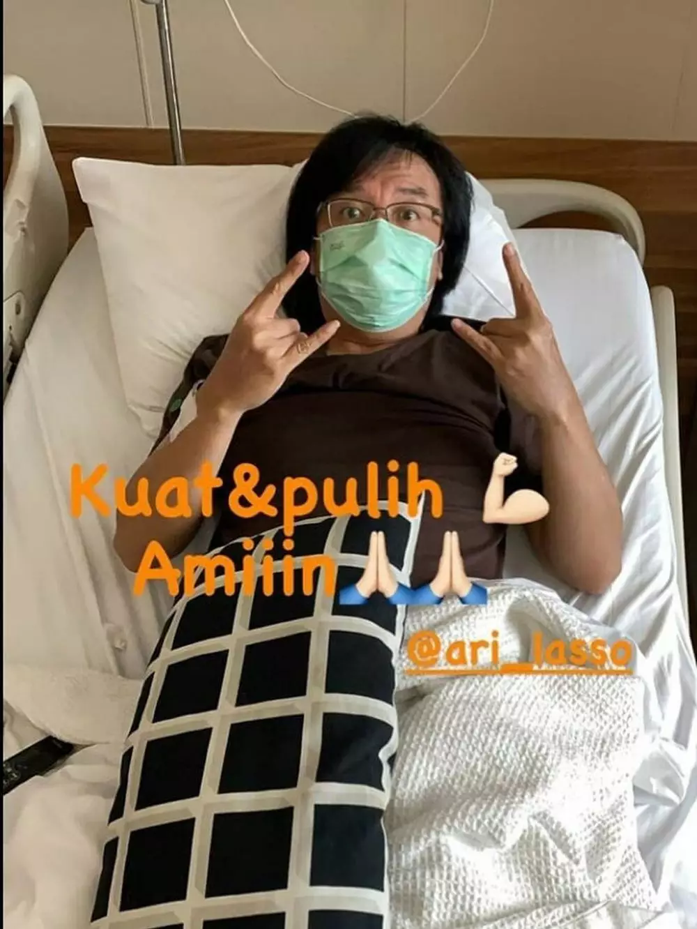 Potret Ari Lasso dirawat di rumah sakit © Instagram/@ari_lasso Potret Ari Lasso dirawat di rumah sakit © Instagram/@ari_lasso
