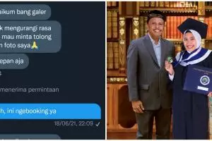 Ortu meninggal sebelum lulus, hasil editan foto wisuda ini bikin haru
