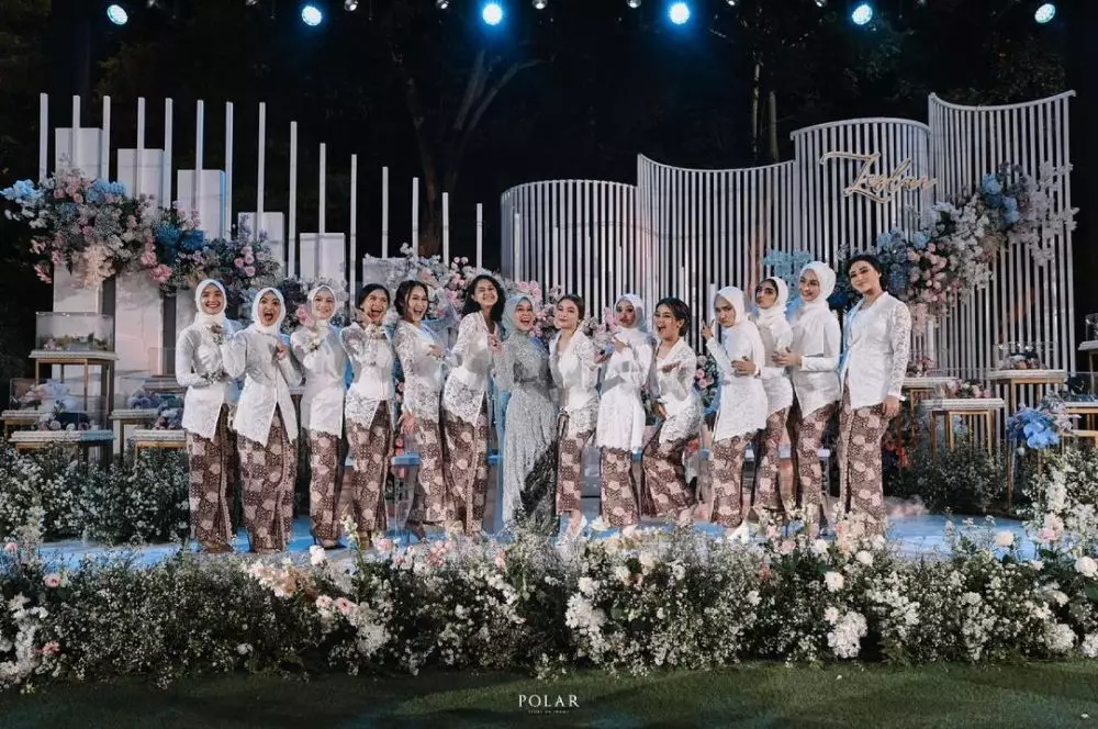 potret beda gaya bridesmaid lesty kejora © berbagai sumber