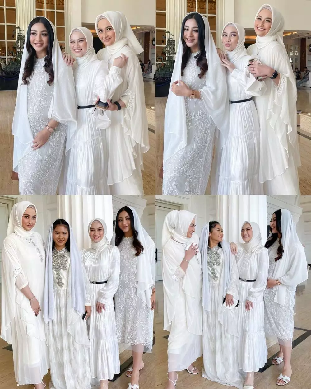 potret beda gaya bridesmaid lesty kejora © berbagai sumber