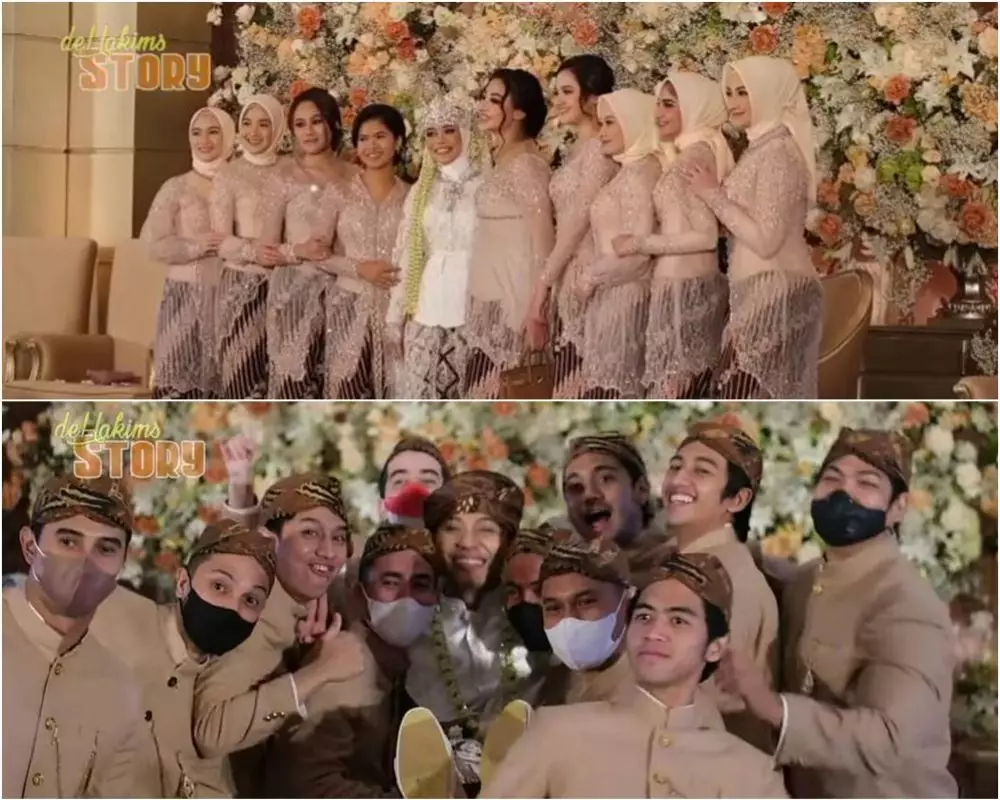 potret beda gaya bridesmaid lesty kejora © berbagai sumber