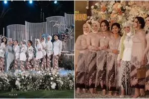7 Potret beda gaya bridesmaid Lesty Kejora dari lamaran hingga akad