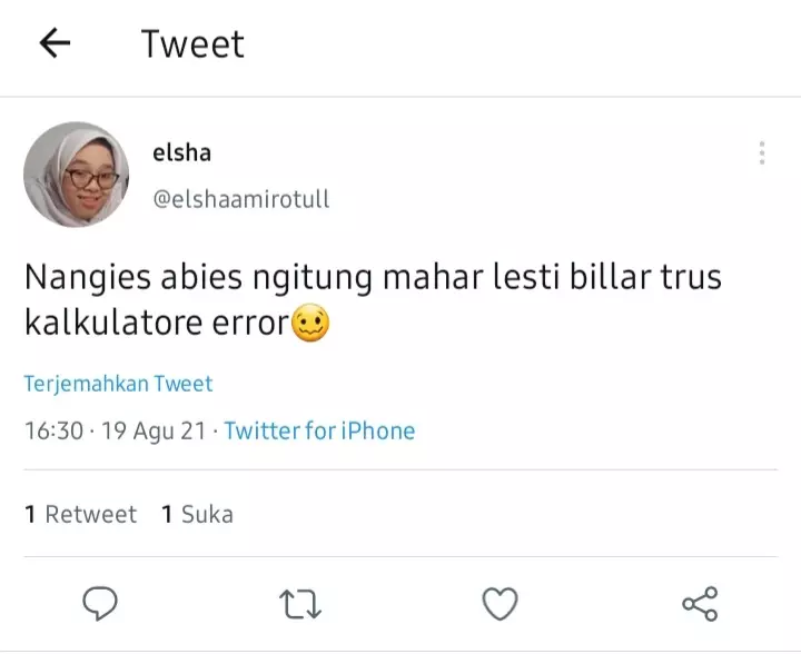 Cuitan lucu tentang mas kawin Lesty Kejora Berbagai sumber 
