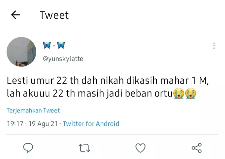 Cuitan lucu tentang mas kawin Lesty Kejora Berbagai sumber 