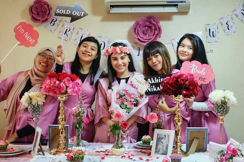potret dekorasi bridal shower 9 seleb © berbagai sumber