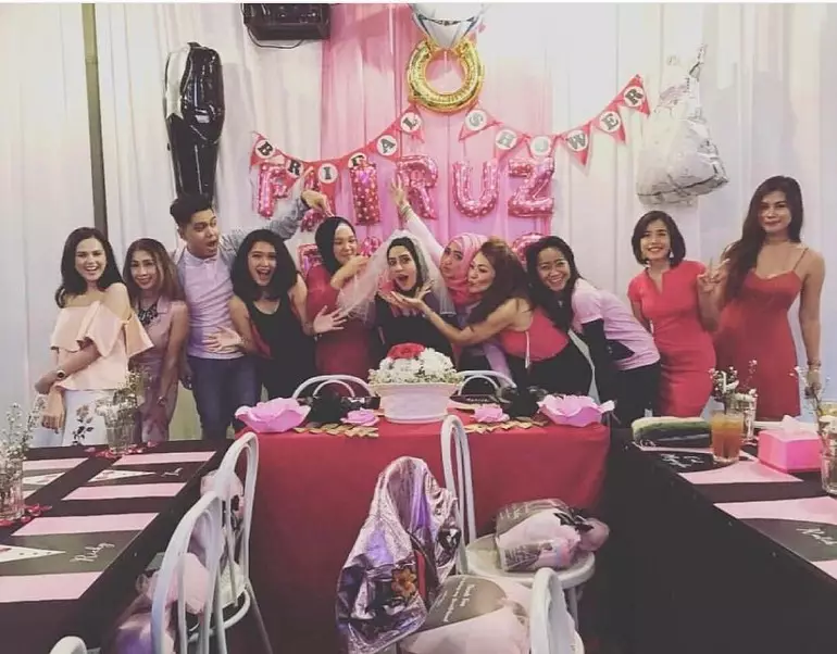 potret dekorasi bridal shower 9 seleb © berbagai sumber