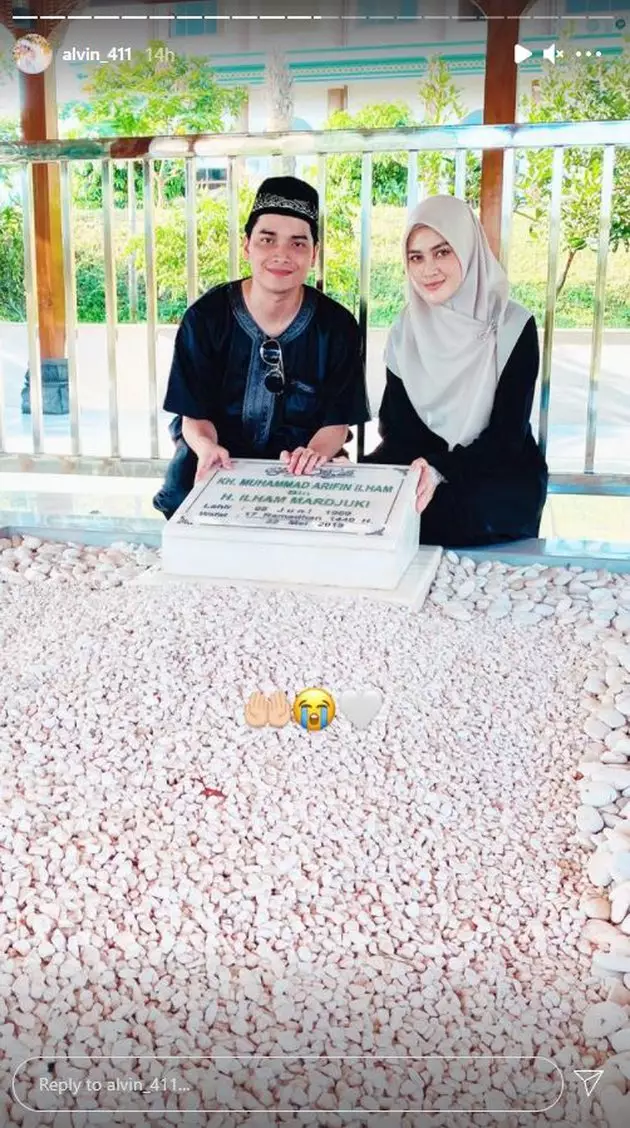 Alvin Faiz dan Henny Rahman usai menikah © 2021 brilio.net