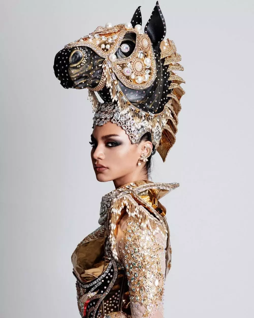 Potret Jihane Almira di Miss Supranational © Instagram Potret Jihane Almira di Miss Supranational © Instagram