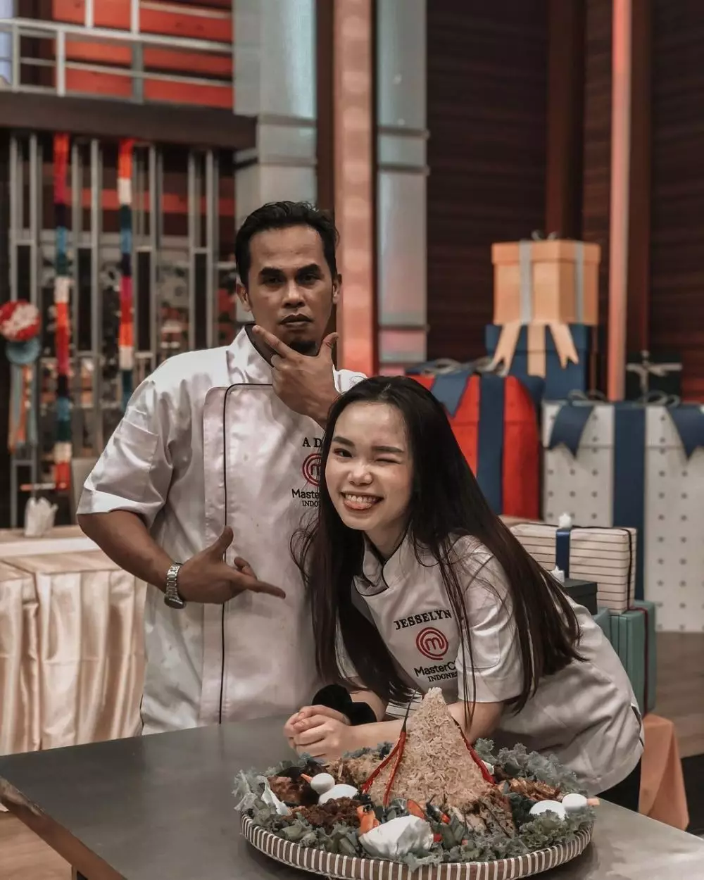 potret kedekatan Lord Adi, Jesselyn dan Nadya di MasterChef Instagram