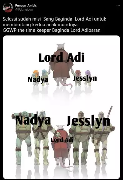 Cuitan lucu Lord Adi berbagai sumber