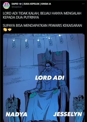 Cuitan lucu Lord Adi berbagai sumber