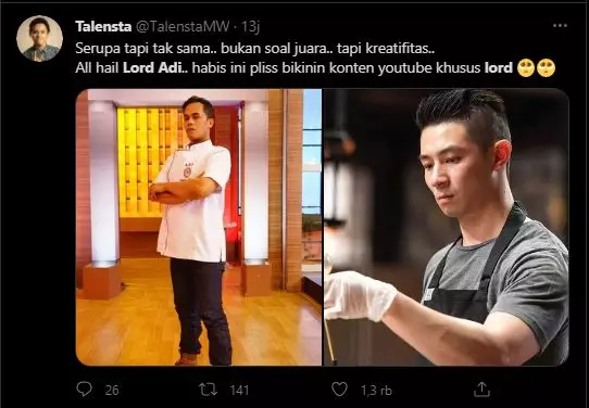 Cuitan lucu Lord Adi berbagai sumber