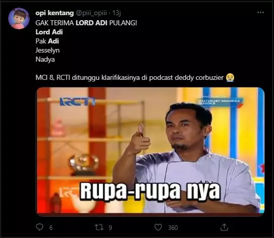 Cuitan lucu Lord Adi berbagai sumber