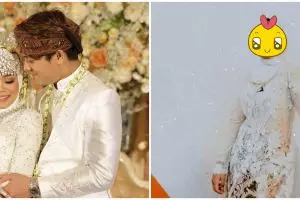 Dandan bak pengantin, Cimoy Montok disebut cantik mirip Lesty Kejora