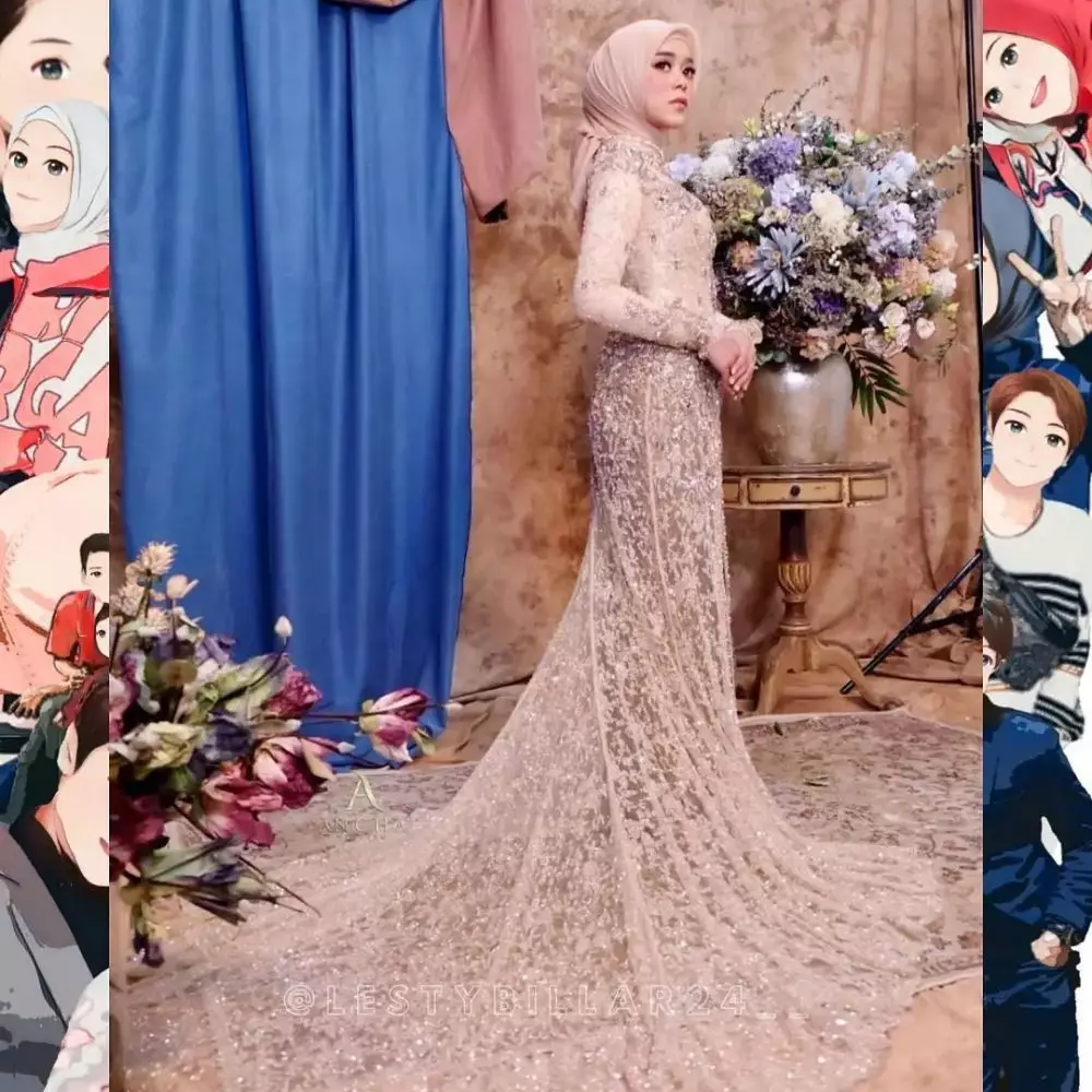 Momen Lesty Kejora saat kenakan kebaya © 2021 brilio.net Momen Lesty Kejora saat kenakan kebaya © 2021 brilio.net