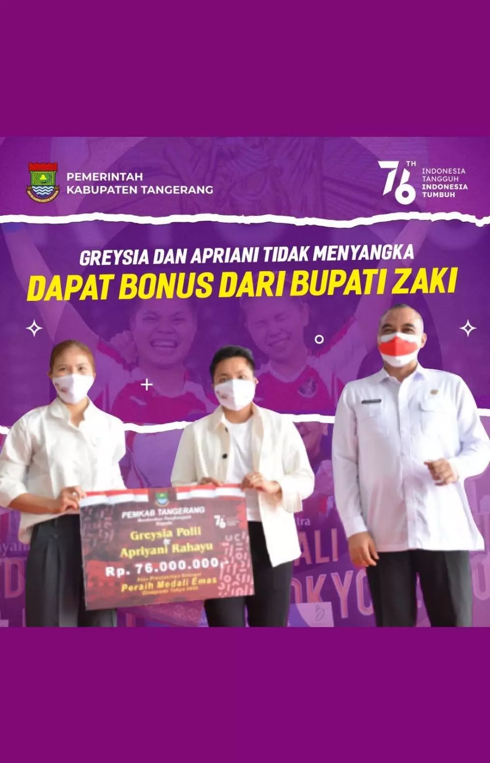 greysia apri bebas pbb © 2021 Instagram