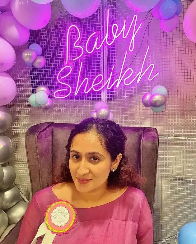 potret baby shower istri Shaheer Sheikh © Instagram/@mushtaqshiekh