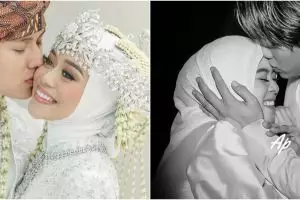 7 Momen mesra Lesty dan Billar usai menikah, suap-suapan makan