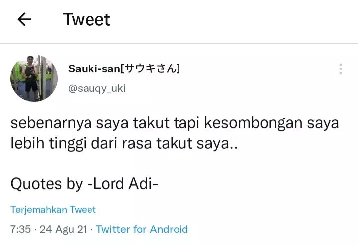 quotes Lord Adi yang lucu Berbagai sumber 
