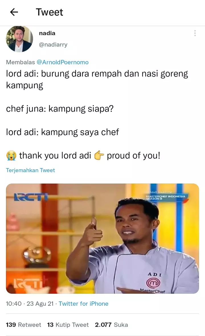 quotes Lord Adi yang lucu Berbagai sumber 