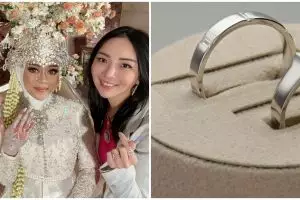 Tak ada duanya yang pakai, cincin berlian nikah Lesty Kejora langka