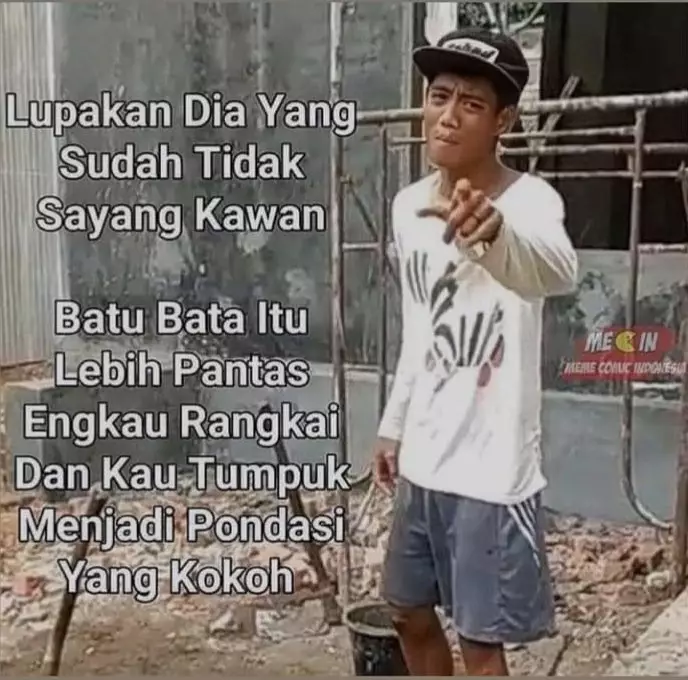 meme lucu lika-liku kalau jadi kuli bangunan © 2021 instagram.com