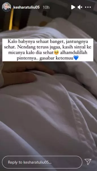 Kisah Kesha Ratuliu dirawat di rumah sakit karena gerd © Instagram/@kesharatutiu05